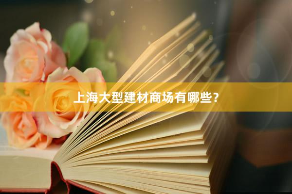 上海大型建材商场有哪些？
